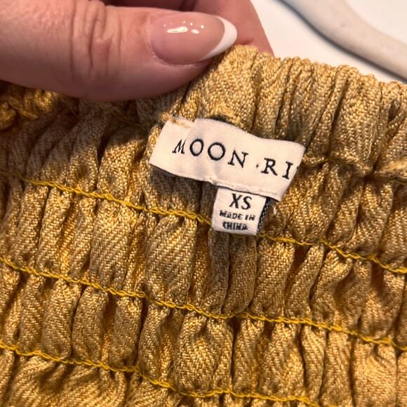 Moon River yellow wrap halter top - Picture 6 of 8